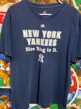 Majestic New York Yankees 27 Rings Teeshirt